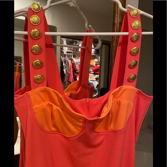 Evening dress, cocktail dress, open back long dress - Picture 6 of 6